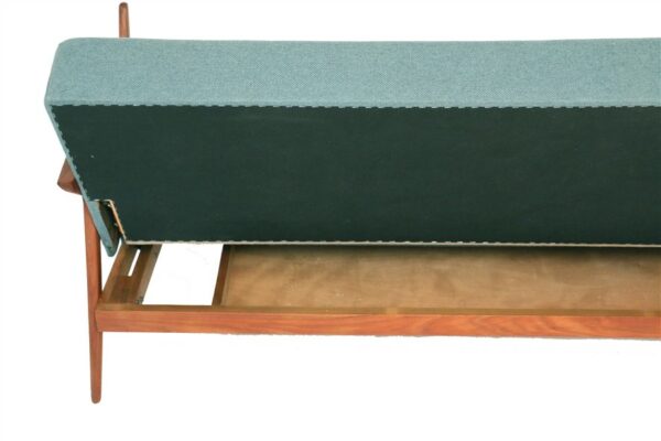 Rare danish modern Poul Jensen / Selig "Z-Couch", teak, convertible version / Schlaf-Sofa – Bild 14