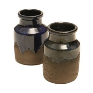 Robert Bentsen stoneware pottery vases / mid century