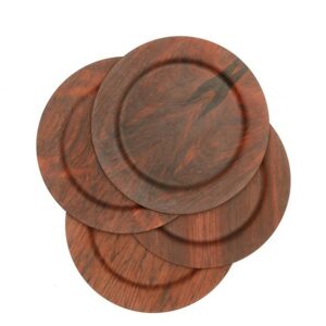 Wooden mid century plates / Danish modern design