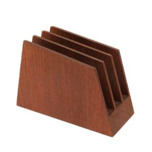 1960s-1970s, Denmark, letter rack, made out of one solid block of teak wood. 16,5x5,5x9cm