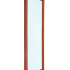 Schmaler Aarhus Mid Century Teak-Wandspiegel / Danish Minimalist Design / 60er-Jahre / Spiegel