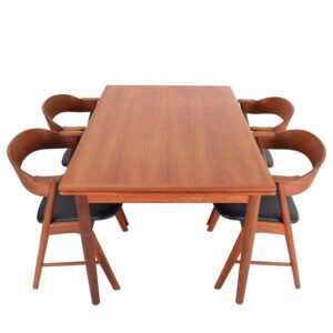 Mid Century Teak-Esstisch mit Verlängerungen / 60er / 70er-Jahre / Danish Modern Design