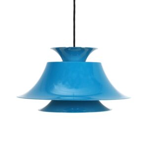 Blue Fog & Mørup / Erik Balslev pendant lamp / Mid-century Danish modern design / 1970s