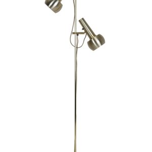 Mid Century Doppelspot-Stehleuchte von Hans Schmidt / Messing / Danish Design