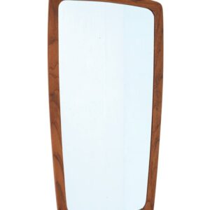 Mid-century teak mirror / Danish modern design / 1960s