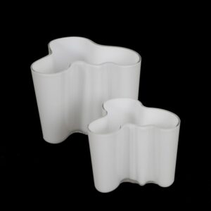 Iittala / Alvar Aalto „Savoy“ Vasen / weiß / Mid Century Finnish Modern Design