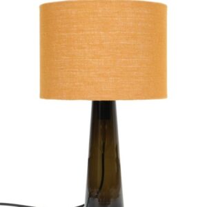 Finnish mid-century glass table lamp by Saara Hopea for Nuutarjärvi Notsjö / 1950s