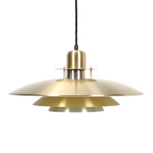 Belid Hängeleuchte / Danish Modern Design / Messing / Alu / 80er