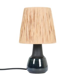 Small Søholm “Blue Series” ceramic table lamp / Mid-century / Danish modern design / 1960s / 1970s