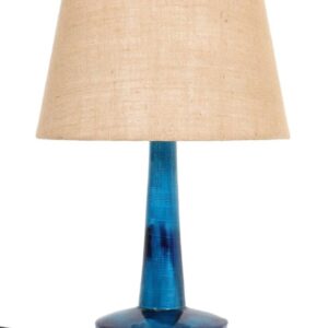 Seltene große Jørgen Holstein Keramik-Tischleuchte / Mid Century Danish Modern Design / Lampe / 70er-Jahre