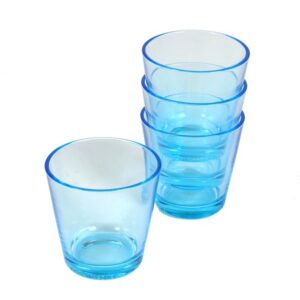 4er-Set Iittala / Kaj Franck „Kartio“ Trinkgläser / "gletscherblau" / Mid Century Modern Design / Finnland