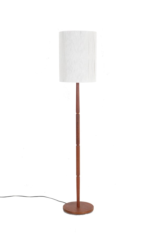 Mid Century Teak-Stehleuchte / Danish Modern Design / 60er