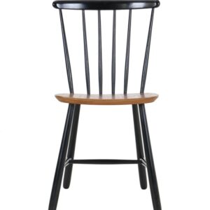 Farstrup spindle back chair / teak / black / Mid Century Danish Modern Design / 1950s-1960s