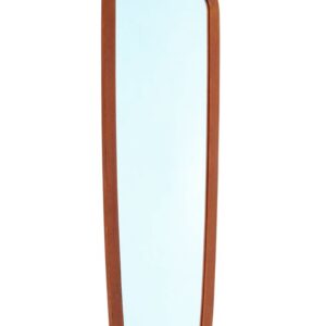 Großer voll restaurierter Teak-Wandspiegel / Mid Century Danish Modern Design / Spiegel / 60er