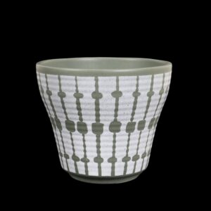 Mid-Century Strehla Plant Pot / Planter / 1960s / 1970s / GDR / Flower Pot