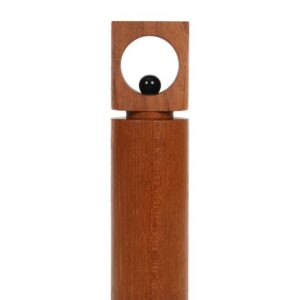 Seltene dänische Teak Pfeffermühle mit edlem Peugeot Mahlwerk / 60er-Jahre / Mid Century Modern Design