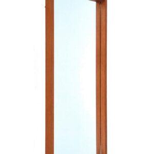 Minimalistischer Teak-Wandspiegel / Mid Century Danish Modern Design / Spiegel / 60er / 70er