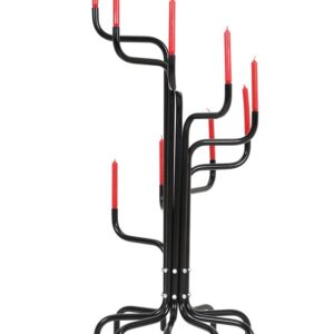 Big David Klein-Saks candleholder / black / Danish Postmodern Design / 1980s