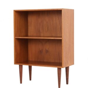 Mid-Century Freestanding Shelving Unit / Teak / Danish Modern Design / 1960s