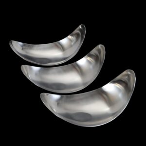 „Leaf“-Schale / mittelgroß / Helle Damkjær für Georg Jensen / Gebürsteter Edelstahl / Asymmetrisch / Danish Modern Design
