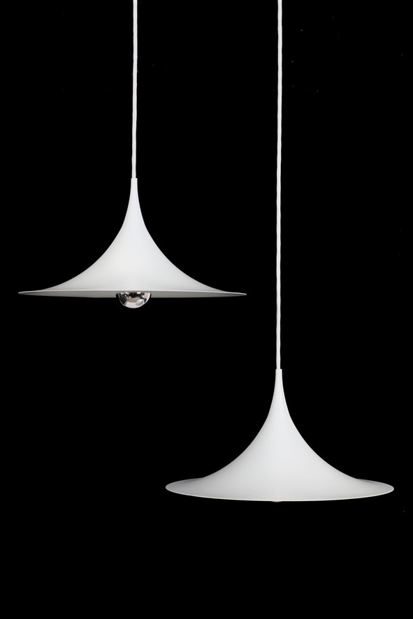 2er-Set Fog & Mørup “Semi“ 38cm Hängeleuchten / Torsten Thorup / Claus Bonderup / Danish Modern Design