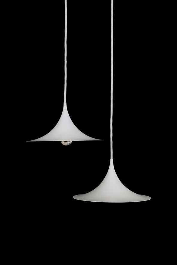 2er-Set Fog & Mørup “Semi“ 25cm Hängeleuchten / Torsten Thorup / Claus Bonderup / Danish Modern Design