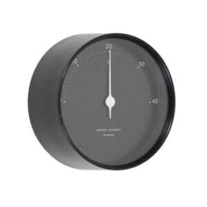 Thermometer by Henning Koppel for Georg Jensen / Danish Modern Design / black