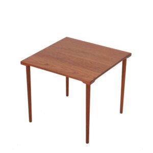Rare side table made of solid teak by Peter Hvidt & Orla Mølgaard-Nielsen for France & Søn / 1960s