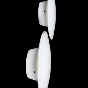 Early Louis Poulsen / Arne Jacobsen „Eklipta“ 35cm wall lamp / 1960s / Mid Century Danish Modern Design