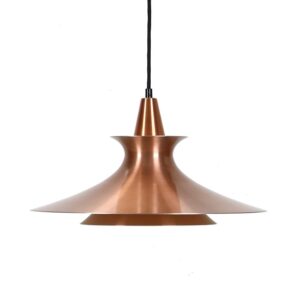 Mid Century Hängeleuchte / Kupfer / Alu / Danish Modern Design / 60er / 70er-Jahre