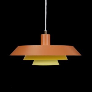 Lyfa / Bent Karlby “Troika” Pendant Lamp / 1960s / 1970s / Mid-Century Danish Modern Design